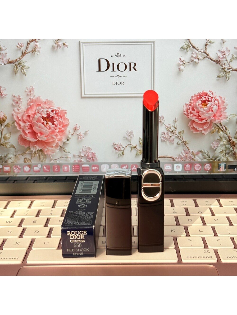 ROUGE DIOR ON STAGE LIPSTICK - 550 Red Shock Shine